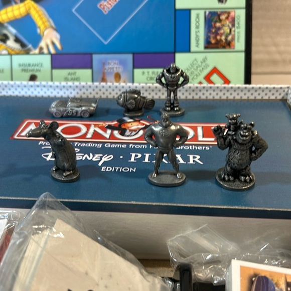 Monopoly Disney Pixar Edition Incredibles, Toy Story, Nemo, Monsters inc-EUC - Picture 6 of 6